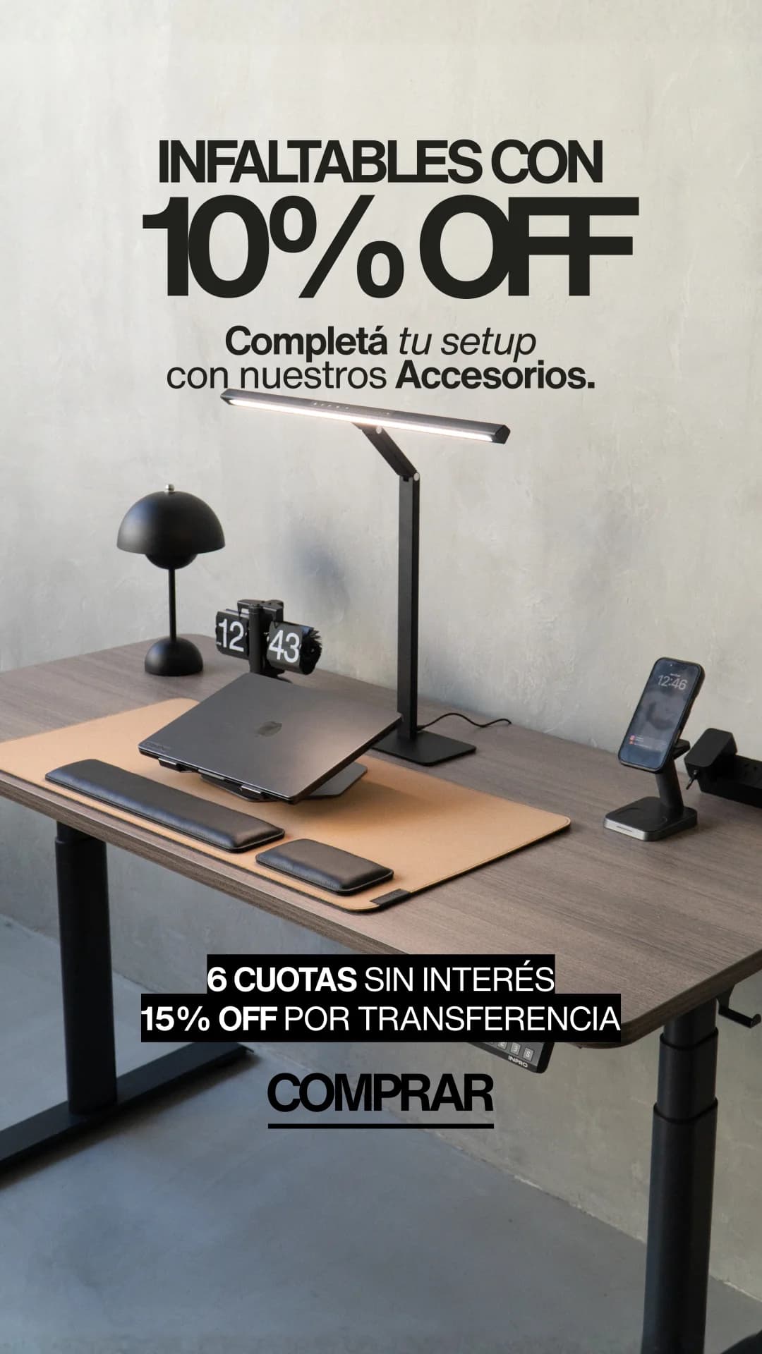 Accesorios INPRO con 10% off, 6 cuotas sin interés y 15% off por transferencia
