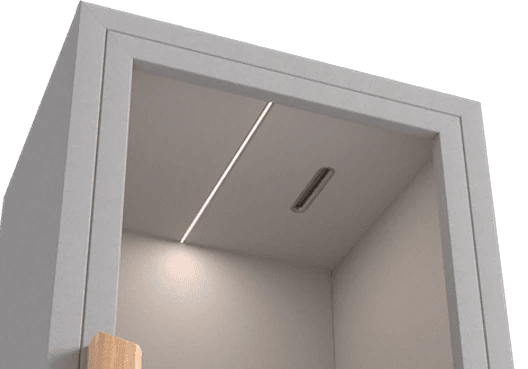 Sistema de iluminación LED de un pod Folio