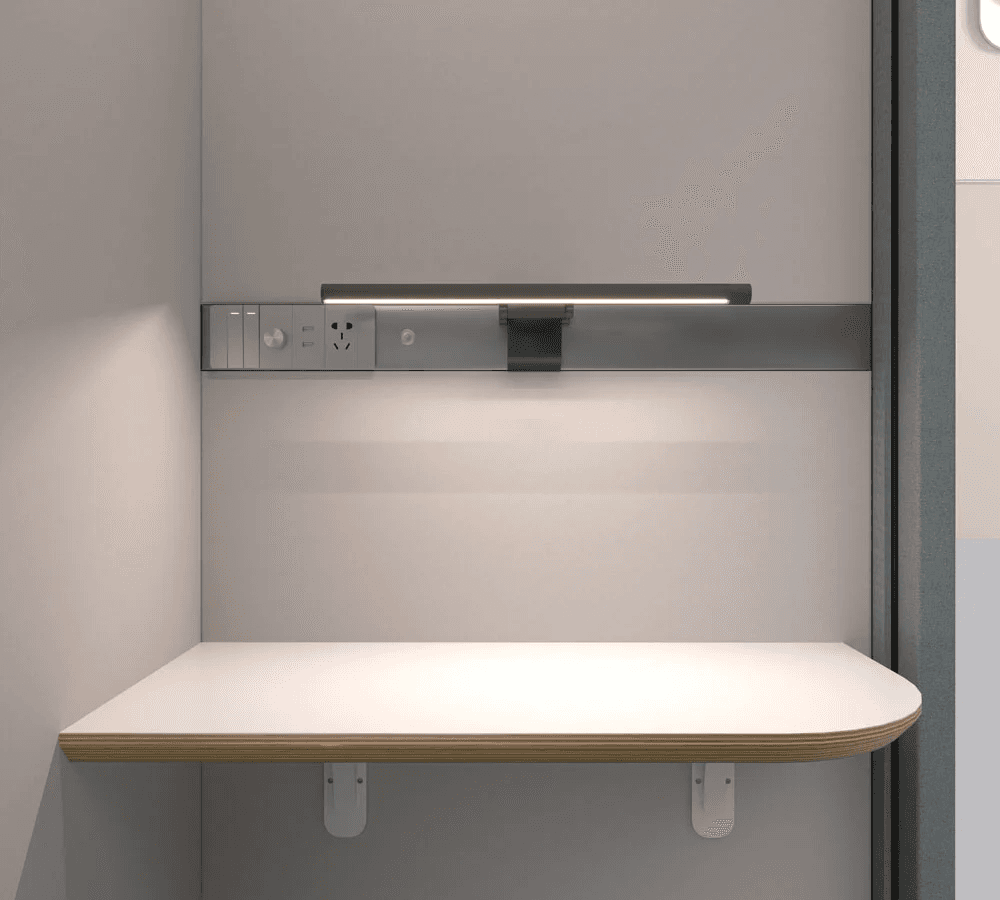 Interior de un pod Folio