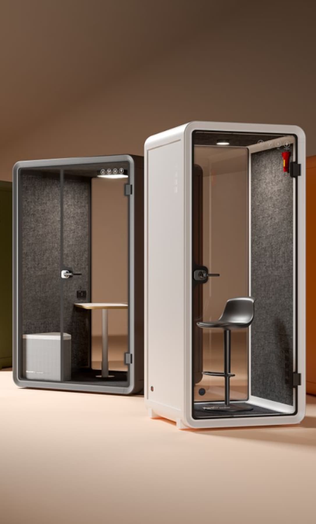 Pods acústicos SoundBox para oficinas