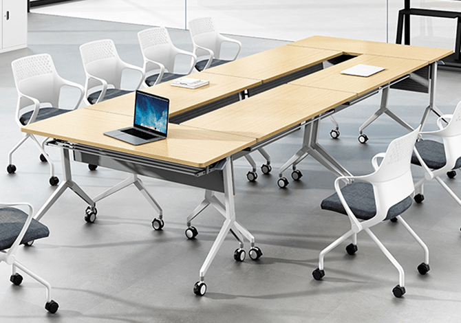 Variedad de colores y texturas que se integran al espacio