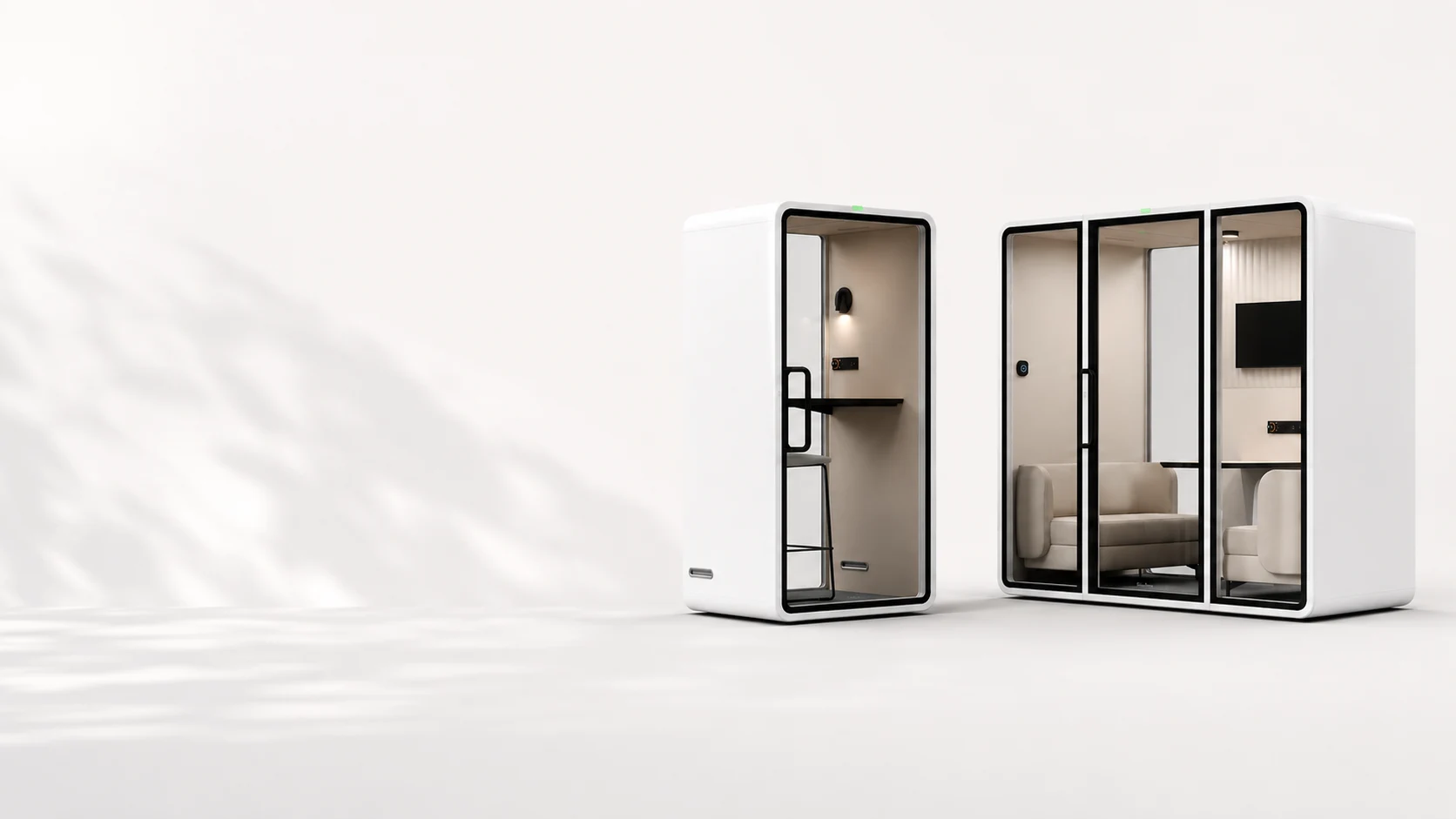 Pods acústicos SoundBox para oficinas