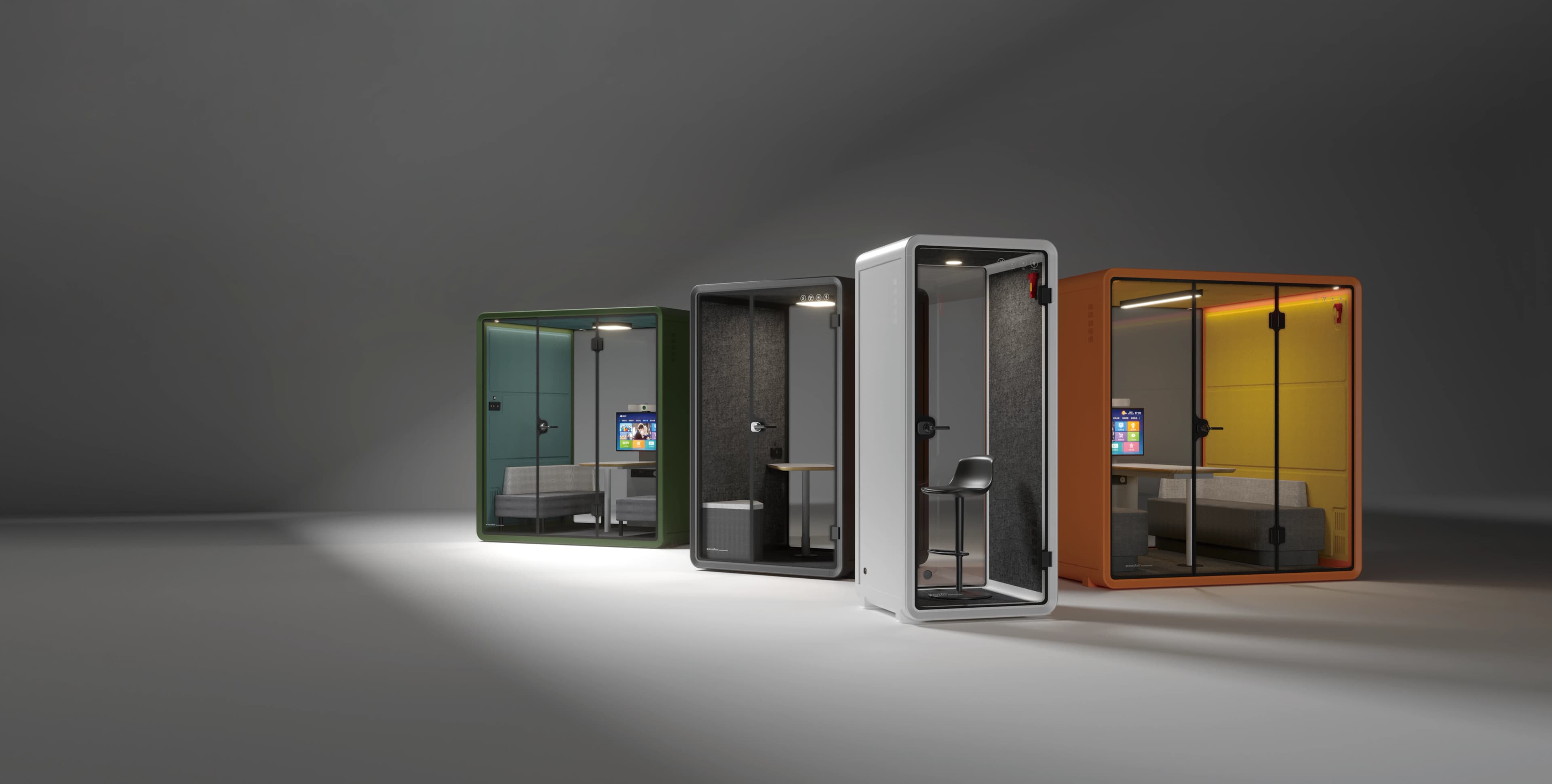 Colección de pods acústicos Business
