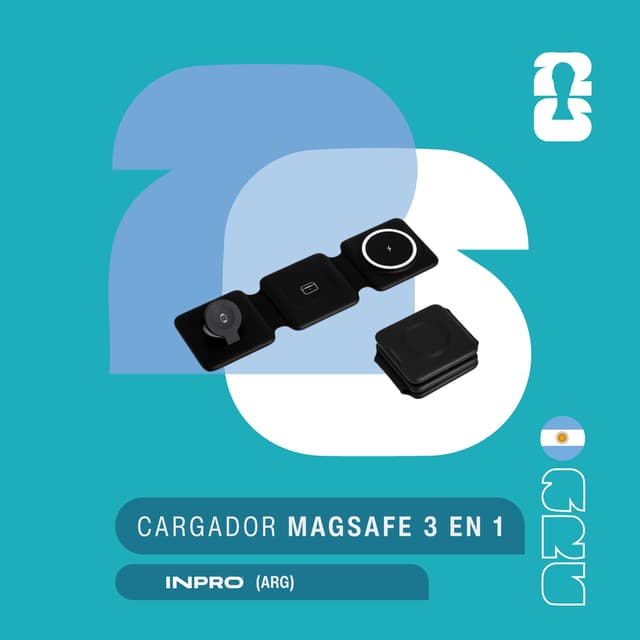 Video de Cargador MagSafe 3-en-1 Portátil