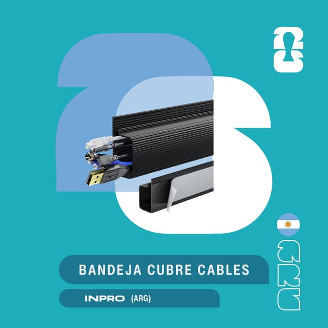 Video de Bandeja Cubre Cables (KIT x 2)