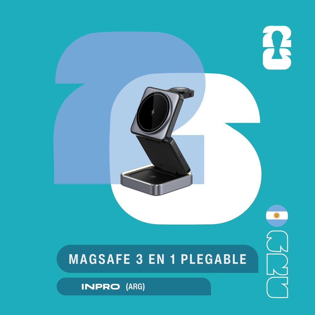 Cargador Magsafe 3-en-1 Plegable