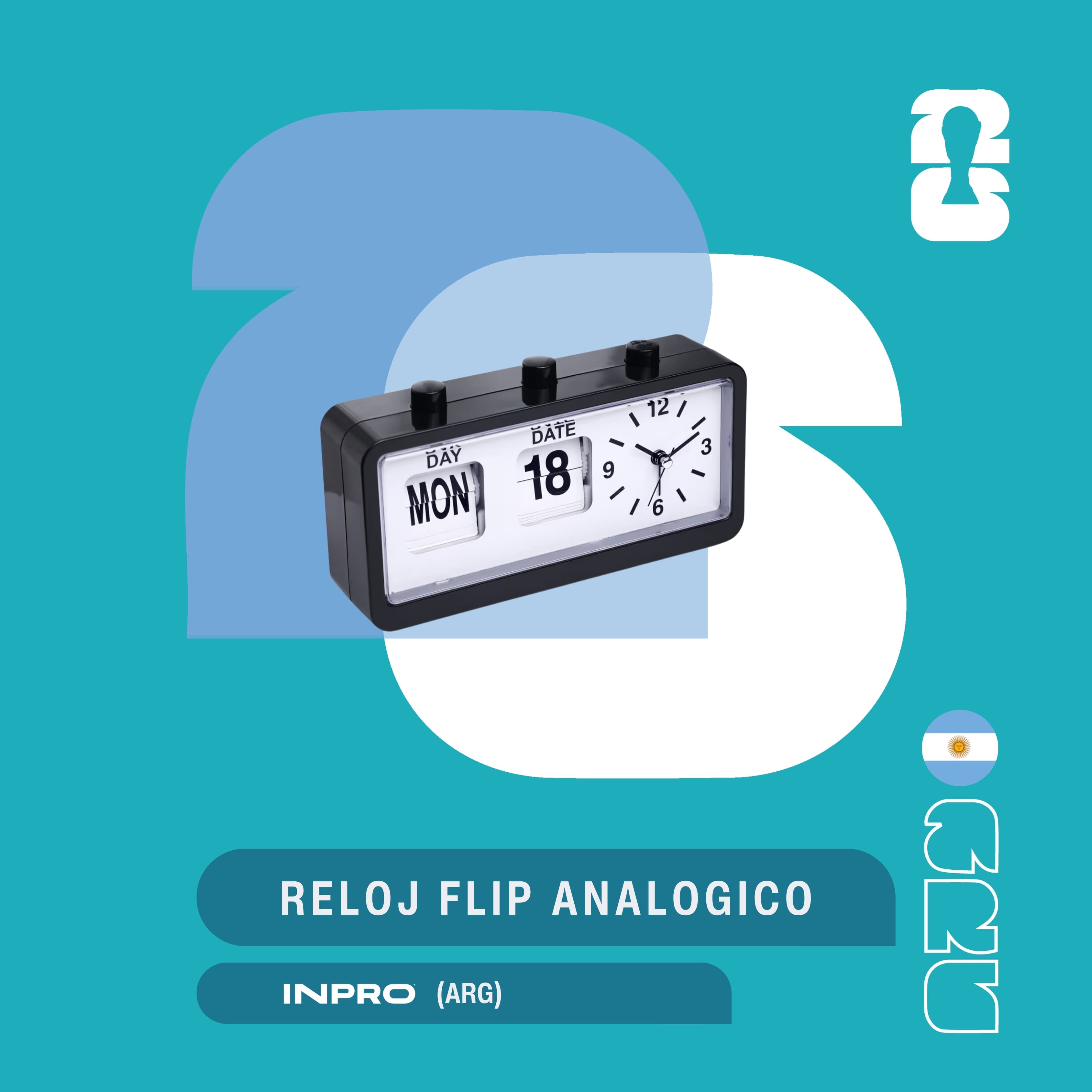 Reloj Flip Analogico