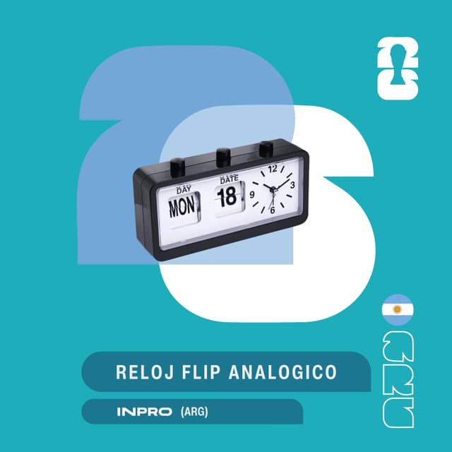 Video de Reloj Flip Analogico