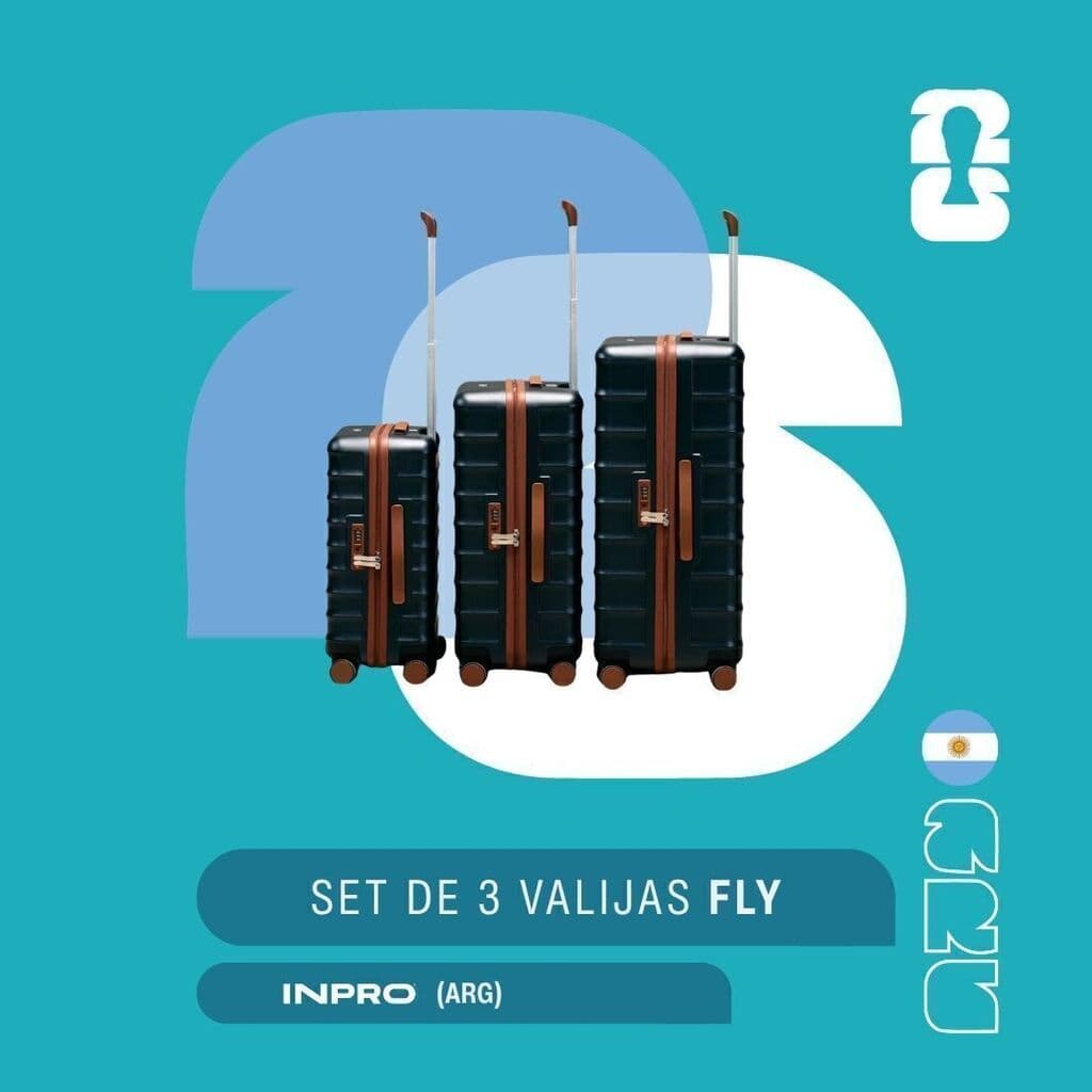 Set de 3 Valijas Fly