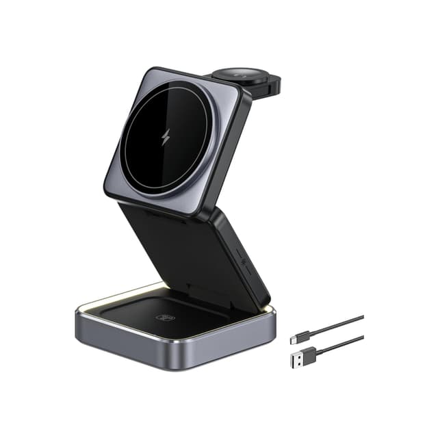 Video de Cargador Magsafe 3-en-1 Plegable