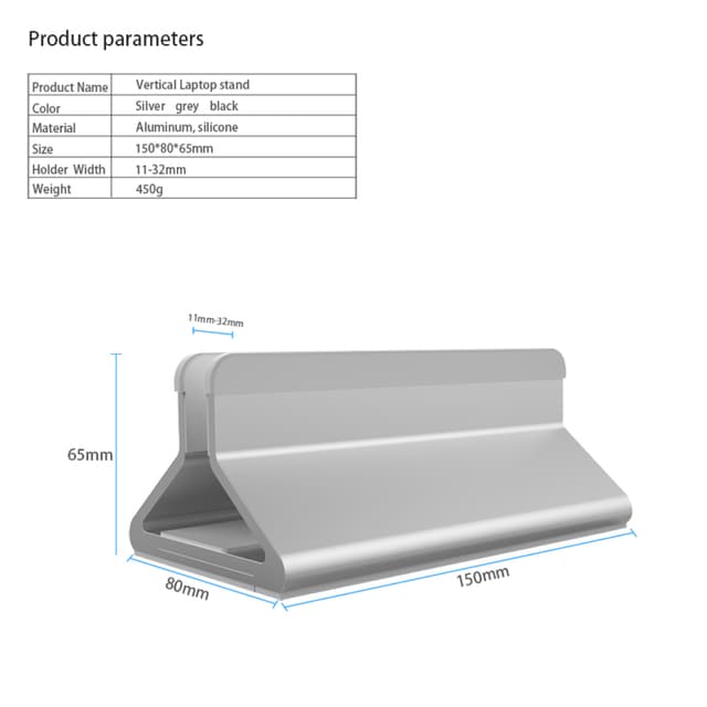 Soporte para Laptop Vertical - imagen 3