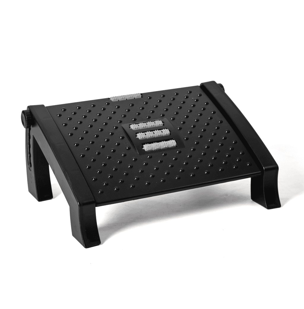 Reposapies regulable con masajeador