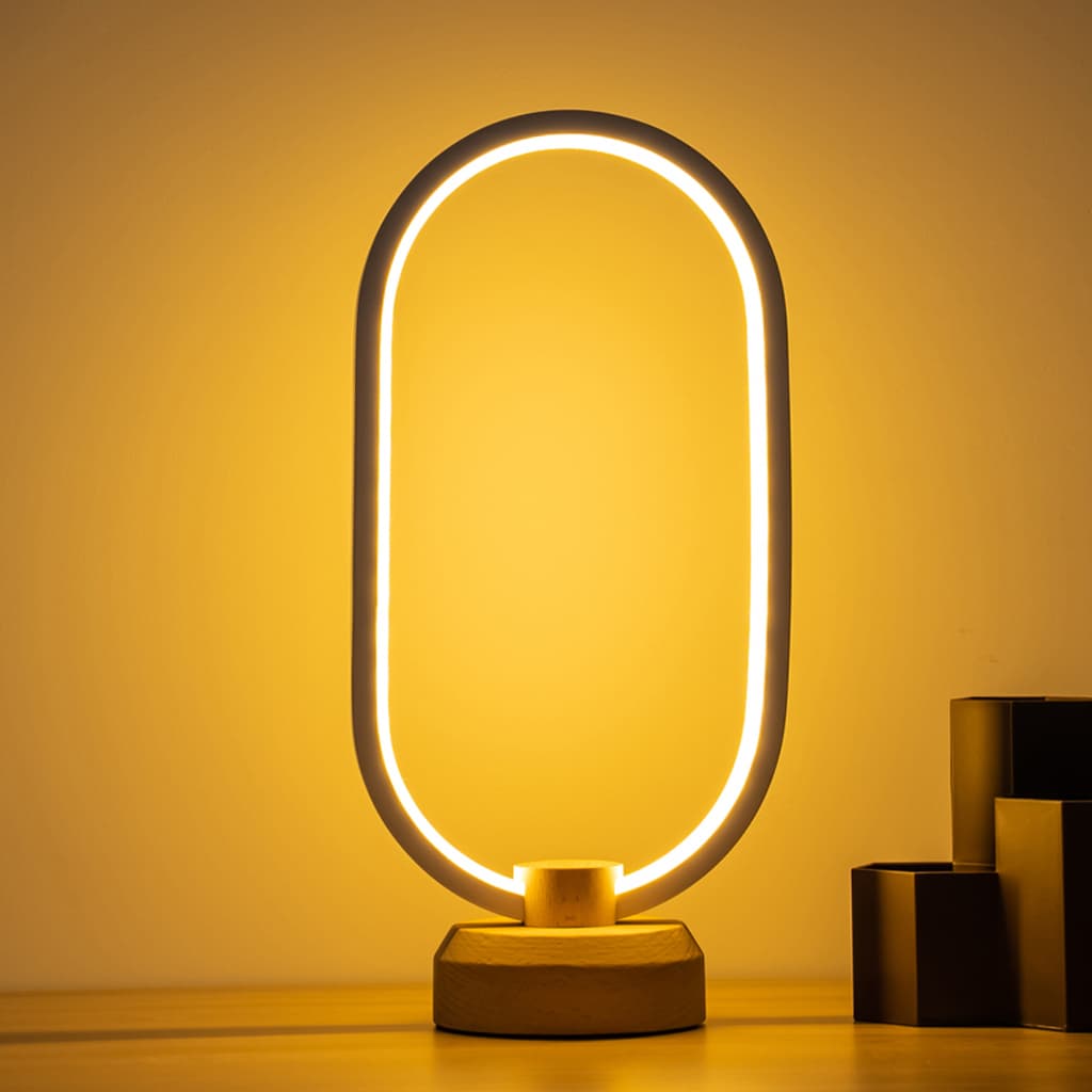 Lámpara Oval Wood