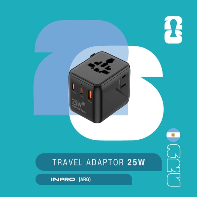 Travel Adaptor 25W