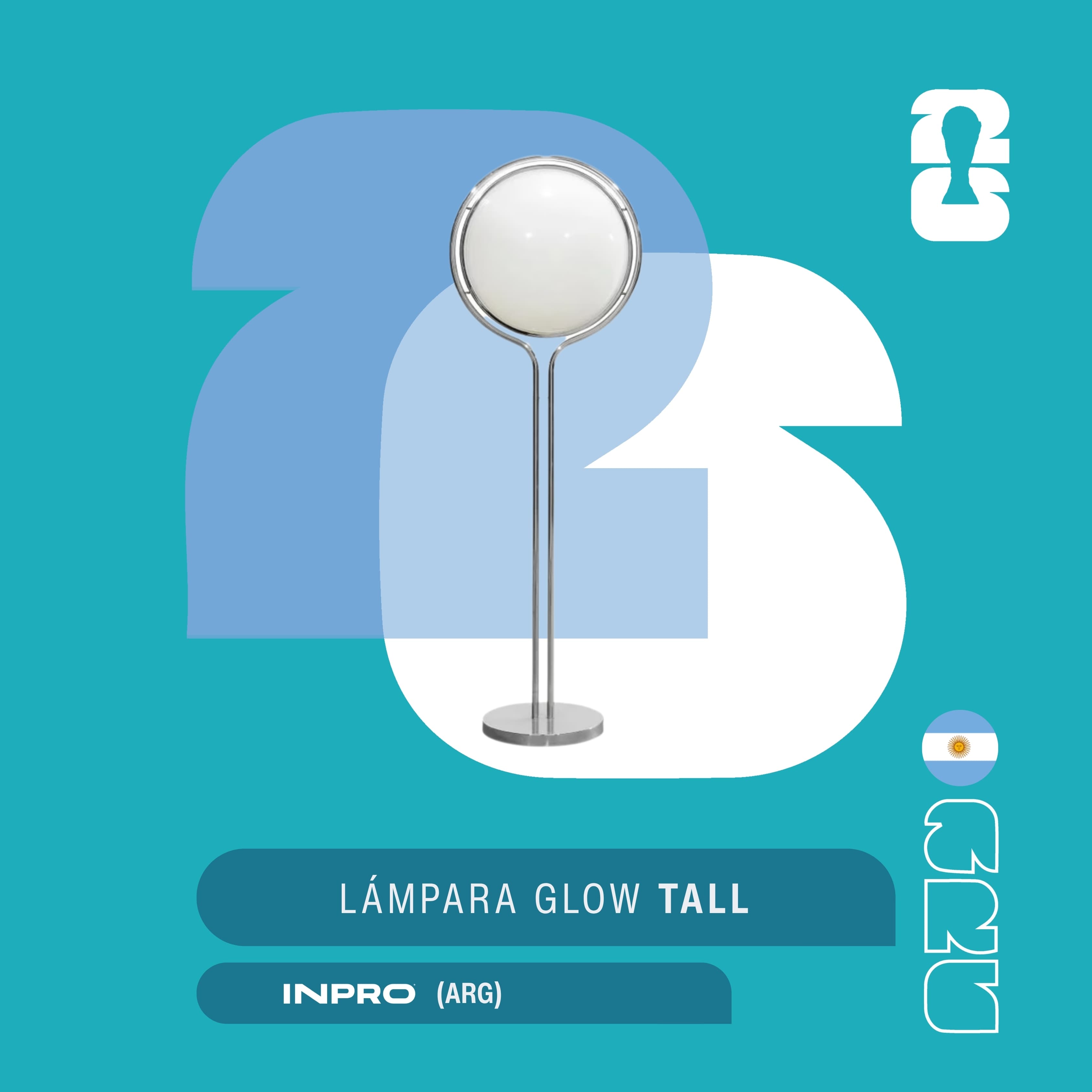 Lámpara Glow Tall