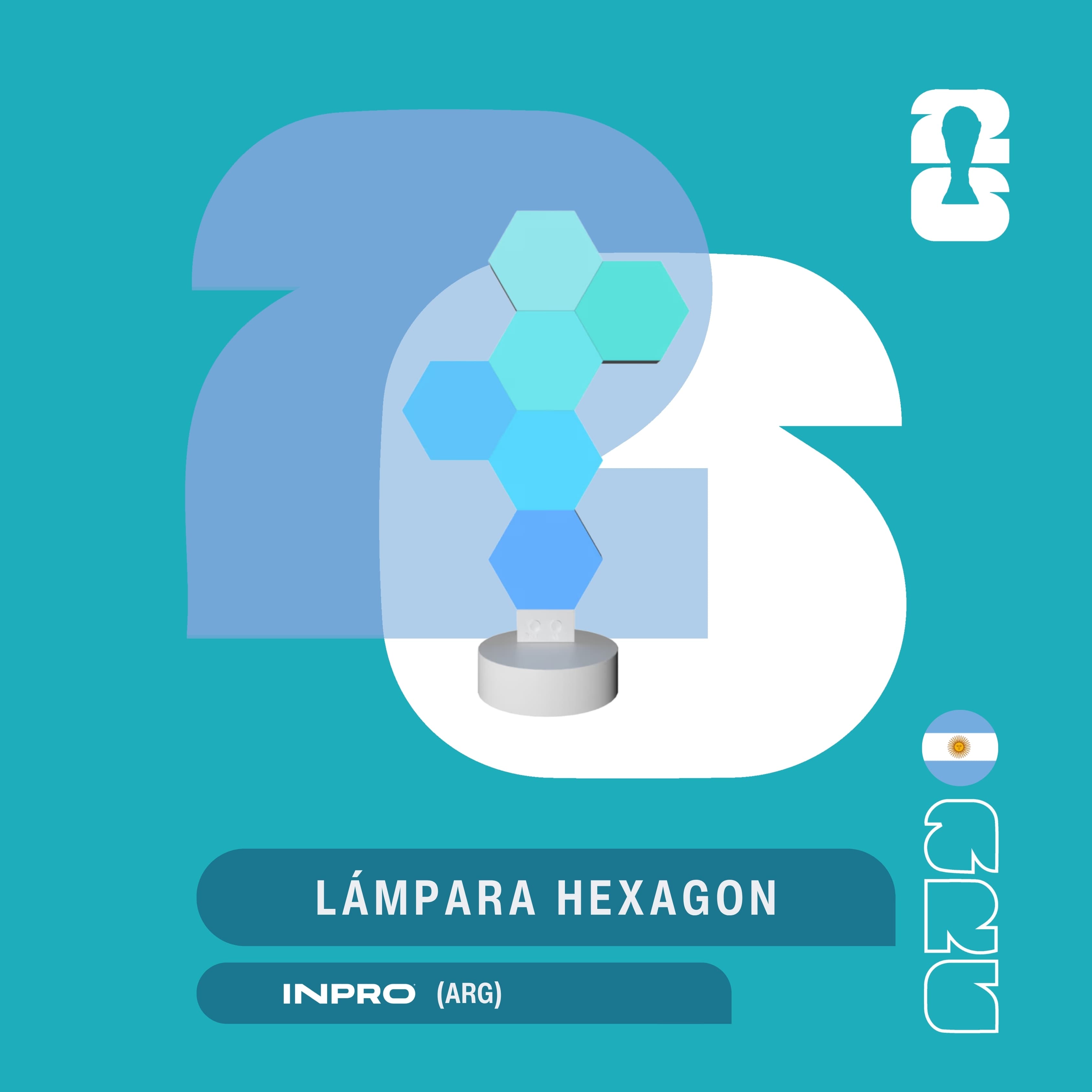 Lampara Hexagon